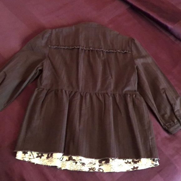 NWOT Paperdenim&cloth brown denim jacket - Picture 6 of 7